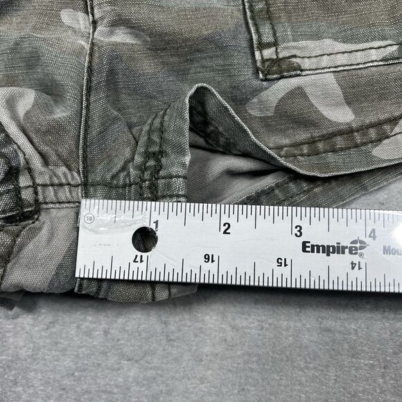 Free People High Rise Camo Shorts Size 0 In M Military Camo Pockets - Picture 8 of 13